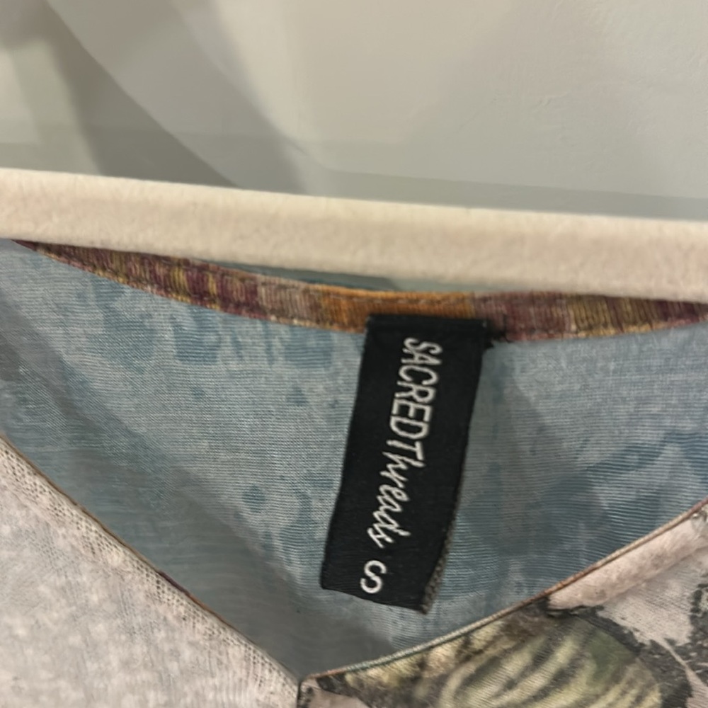 Sacred Threads Multicolor Patchwork Dress - image 7